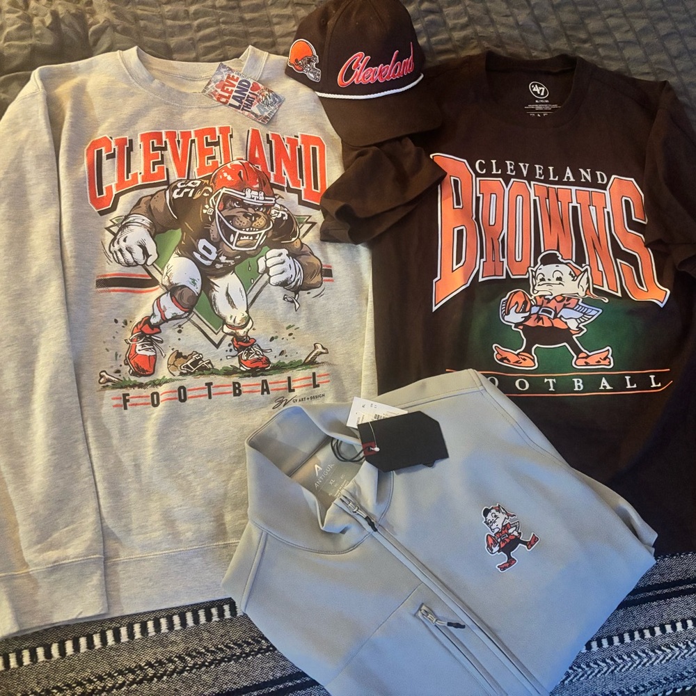 Cleveland Browns Clothing Lot XL